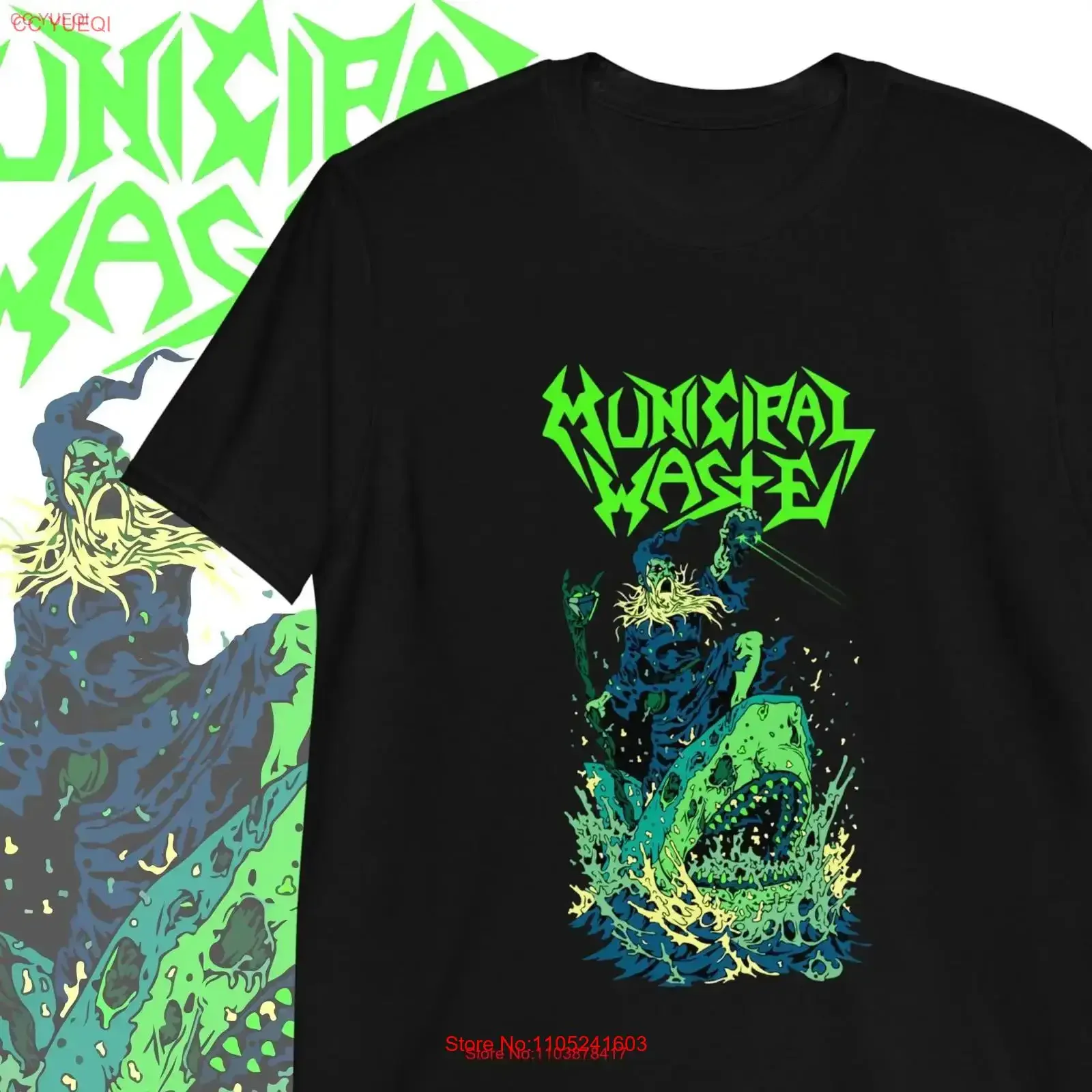 Municipal Waste T Shirt vintage Washed Comfortable Stylish streetwear homme Unisex Casual Stretched Soft graphic Versatile