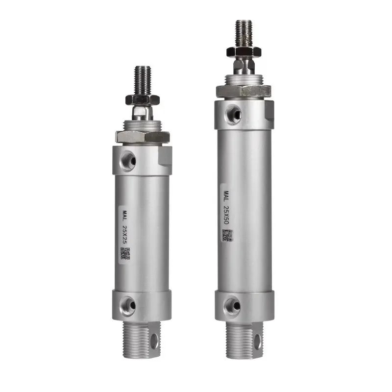 Pneumatic small cylinder MAL16/20/25/32/40  -25- 50  -100  - 125