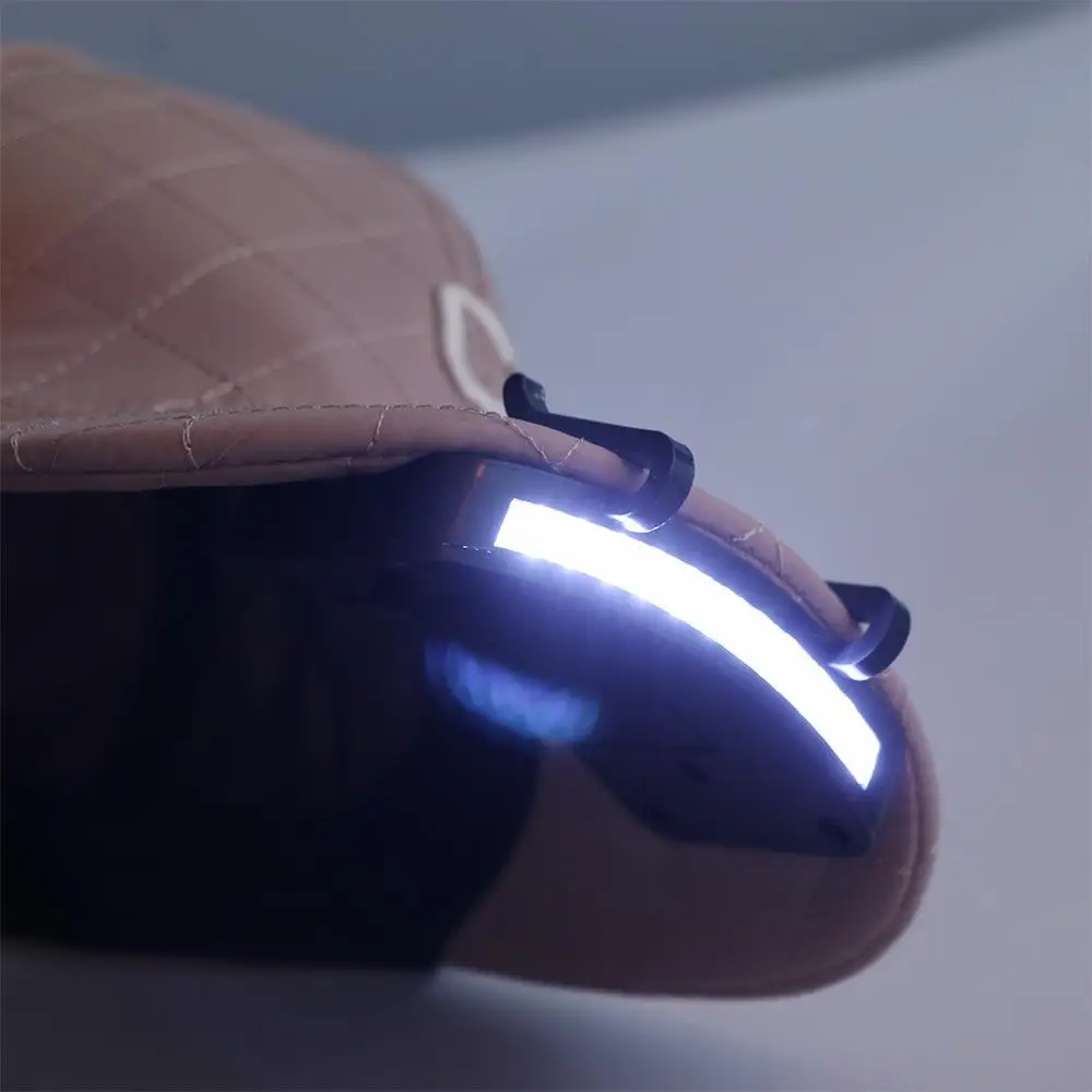 Portable 11LED Hat Brim Light Front Light Lightweight Baseball Cap Light Ultra Bright Headlamp Hat Clip Lamp Outdoor Sports