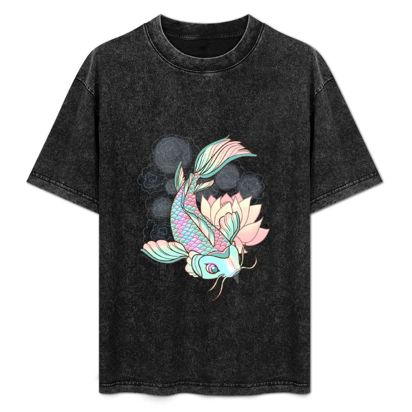 

Pastel Koi T-Shirt Thanksgiving Casual Tee