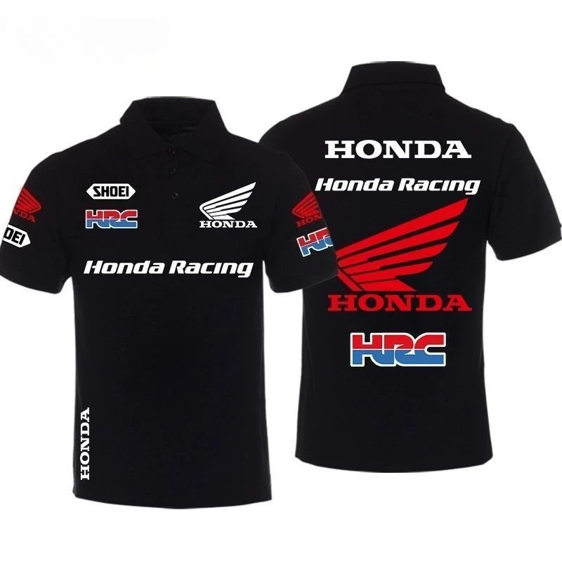 

Honda Men's Women's POLO Shirts GIGA Industrial Motorcycle Summer T-Shirts Civic Fit Heavy Locomotive Riding Fans Short Sleeves
