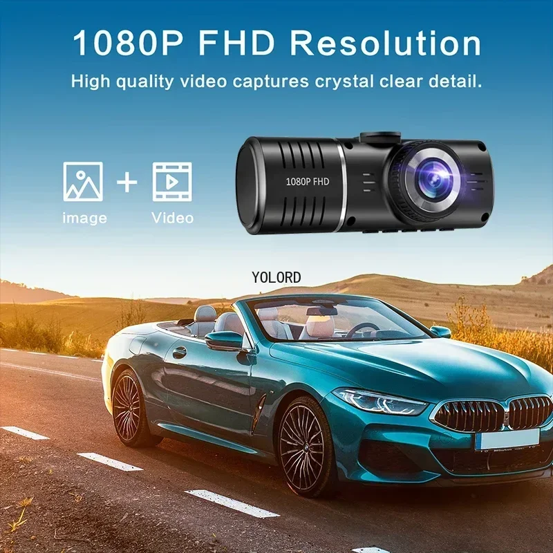 3 Channel Dash Cam Front Inside Rear Three Way Car Dash Camera with IR Night 24H Parking Car Video Recorder Car Accessories