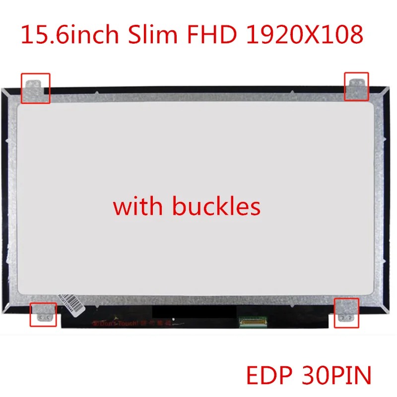 

15.6 Laptop LCD Screen B156HAN02.1 LP156WF9-SPK3 NV156FHM-N47 For Lenovo ThinkPad T570 T580 E580 E585 E590 E595 30pin eDP