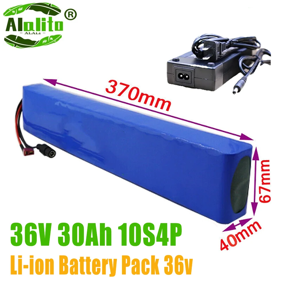 Li-ion Battery 36V 30AH Volt Rechargeable Bicycle 500W E Bike Electric Li-ion Battery Pack 36v Battery Electric Moped Scooter