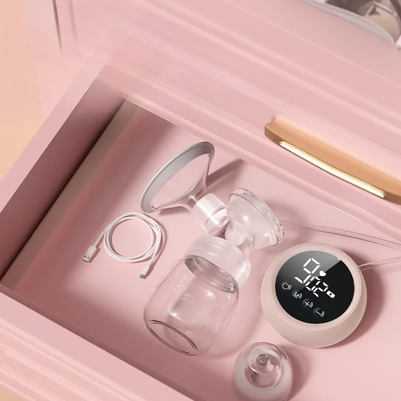 

Носимый электрический молокоотсос Hands Free Дизайн Высокая мощность всасывания Встроенный коллектор молока Сенсорная система управления Перезаряжаемый