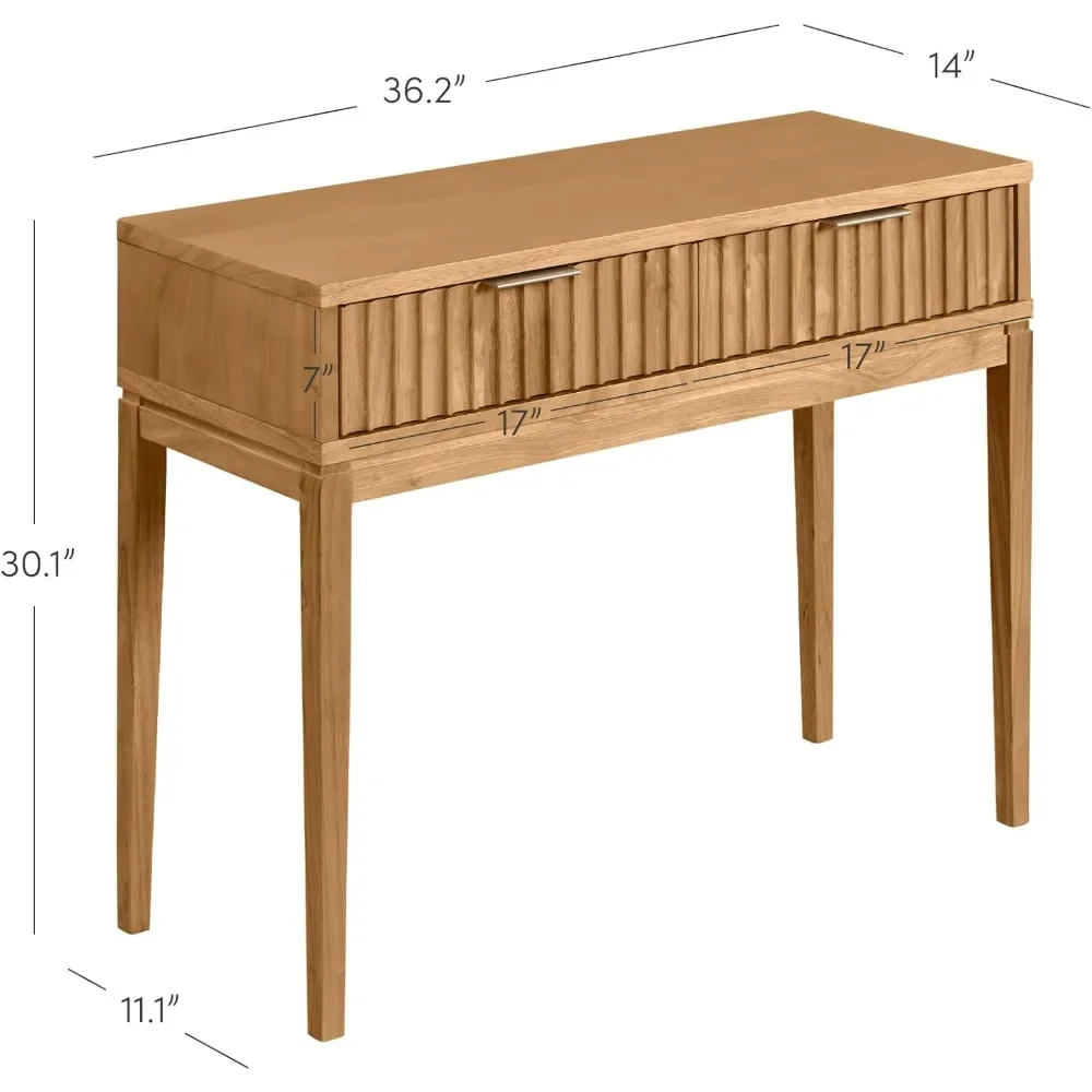 s Virgo Wood Accent Storage Console Sofa Table, for Entryway, Hallway or Living Room, 1, Warm Pine