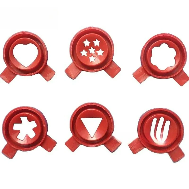 New Style Inner Diameter 37mm Ice Cream Machine Spare Parts Magic Head Outlet Flower Nozzle Shape Cap