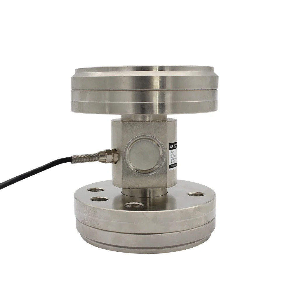 10 Ton Dry powder mortar tank weighing sensor Column Type Load Cell with Flange connection