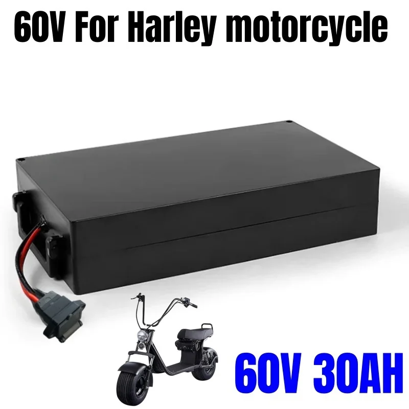 60V 30Ah 2000W Electric vehicle lithium battery for Harley two wheel foldable Citycoco electric scooter