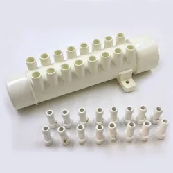 Distribuidor de ar para banheira, difusor de ar em pvc para banheira de interior e exterior com 16 furos (10mm)