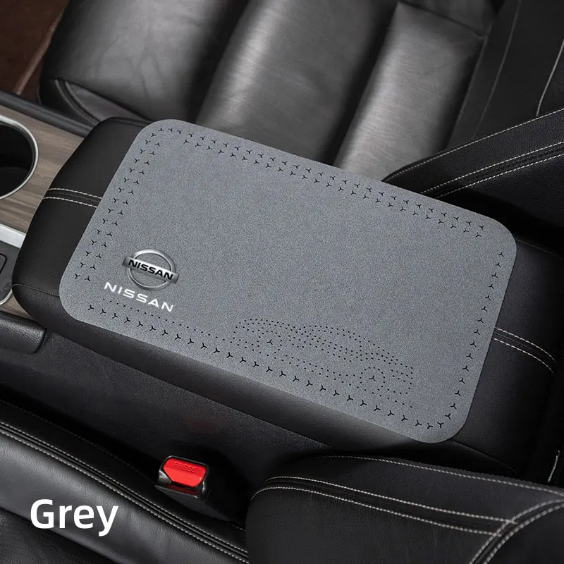 Car Armrest Box Height Pad Leather Armrest Cushion For Nissan sentra Serena maxima Versa Juke Micra rogue tiida x-trail nismo