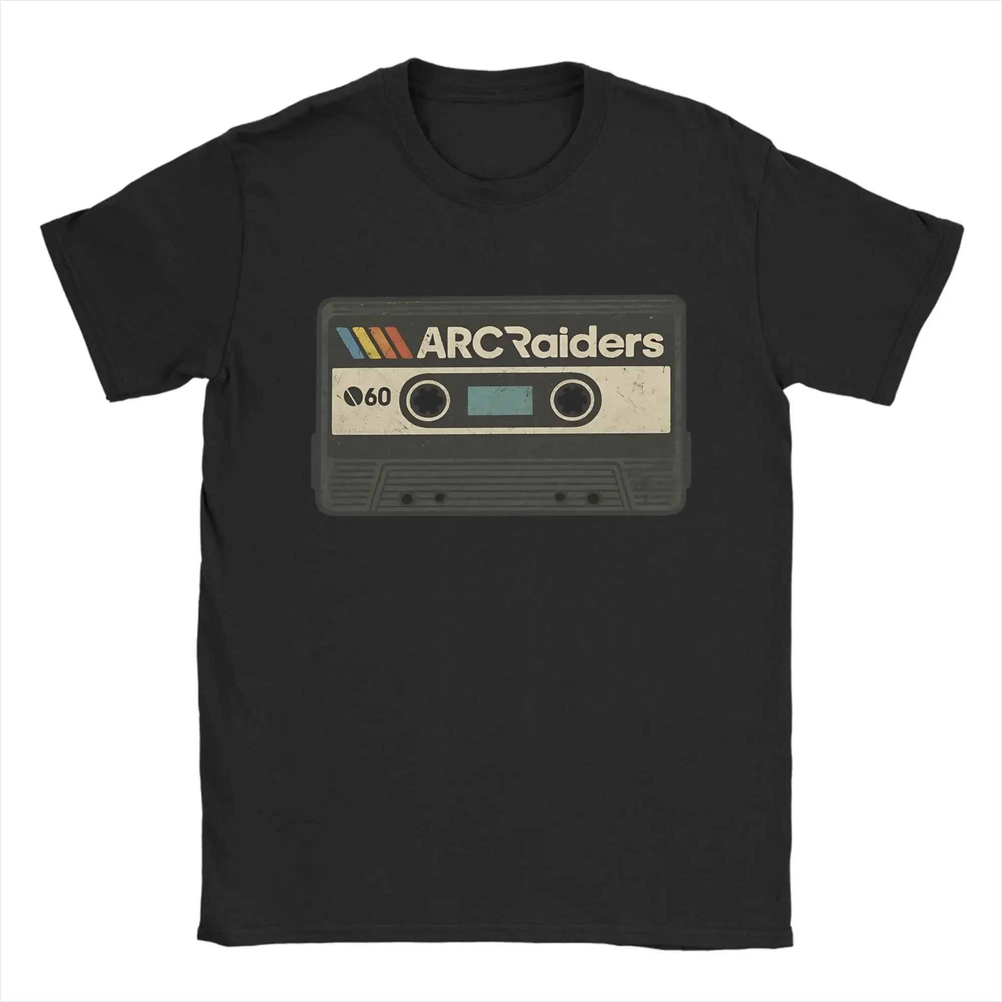 Novelty T-Shirts ARC Raiders Cassette T Shirt Men Women Print Cotton Round Neck Tees Short Sleeve Casual Loose Clothes Unisex