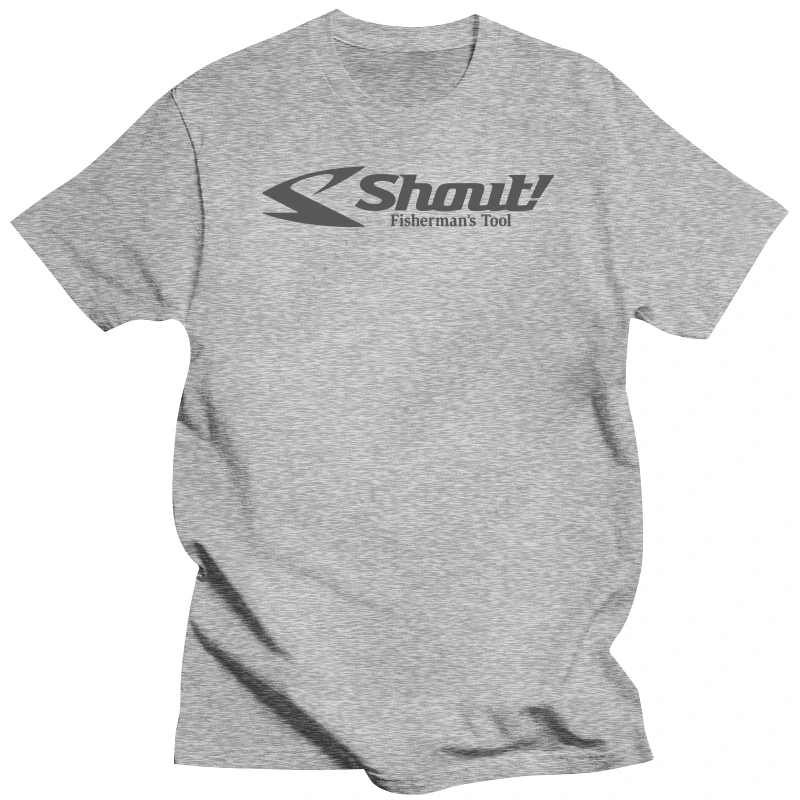 Shout Fishing Logo Tackle Rod Reel NEW Men's T-Shirt S M L XL 2XL