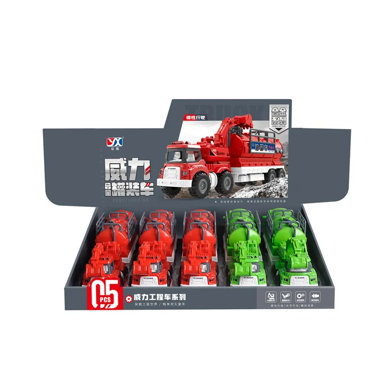 Simulatie Legering Traagheidstank Auto Sprinkler Trailer Model Kinderspeelgoed Verjaardagscadeau B214