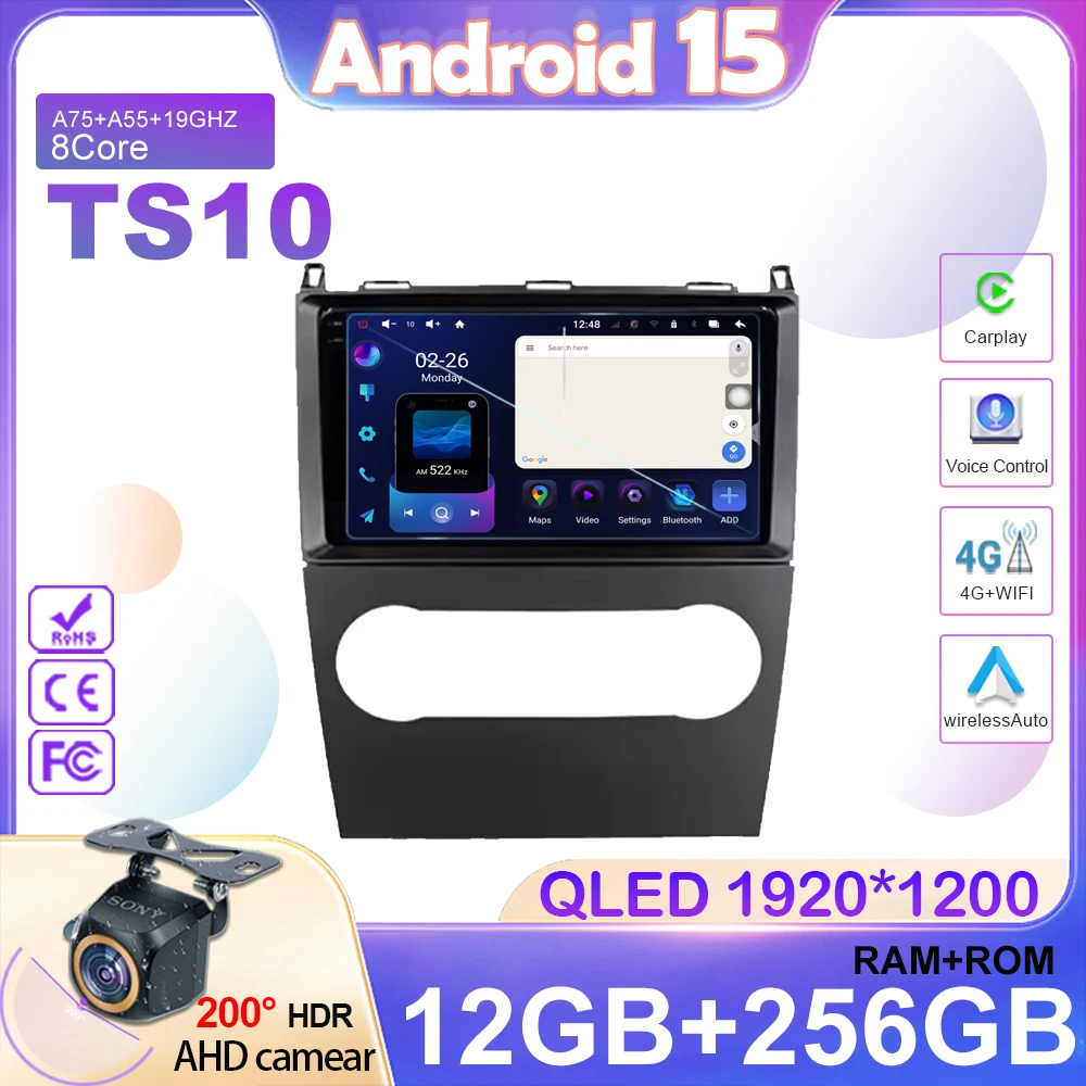 

Android 15 For Mercedes-Benz B200 A B Class W169 A160 A180 A200 A220 2009-2012 GPS Navigation Car Multimedia Player No 2Din DVD