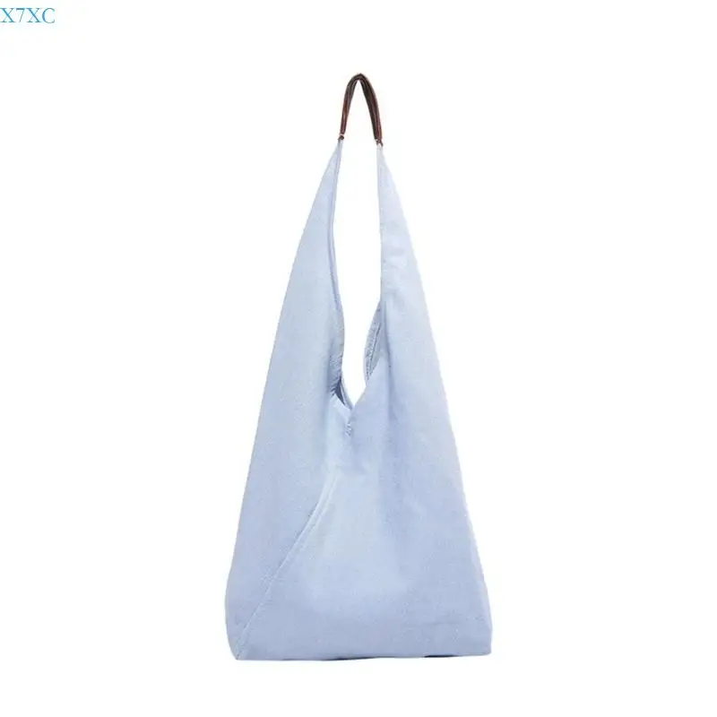 

X7XC Korean Fashion Shopper Shoulder Bag Versatile Handbag Large Capacity Casual Top Handle Bags For Daily Use