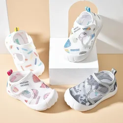 Unisex Peuter Schoenen Nieuw Geboren 1-4T Baby Sandalen Ademend Air Mesh Anti-Slip Zachte Zool Zomer Eerste Wandelaars Baby Schoenen