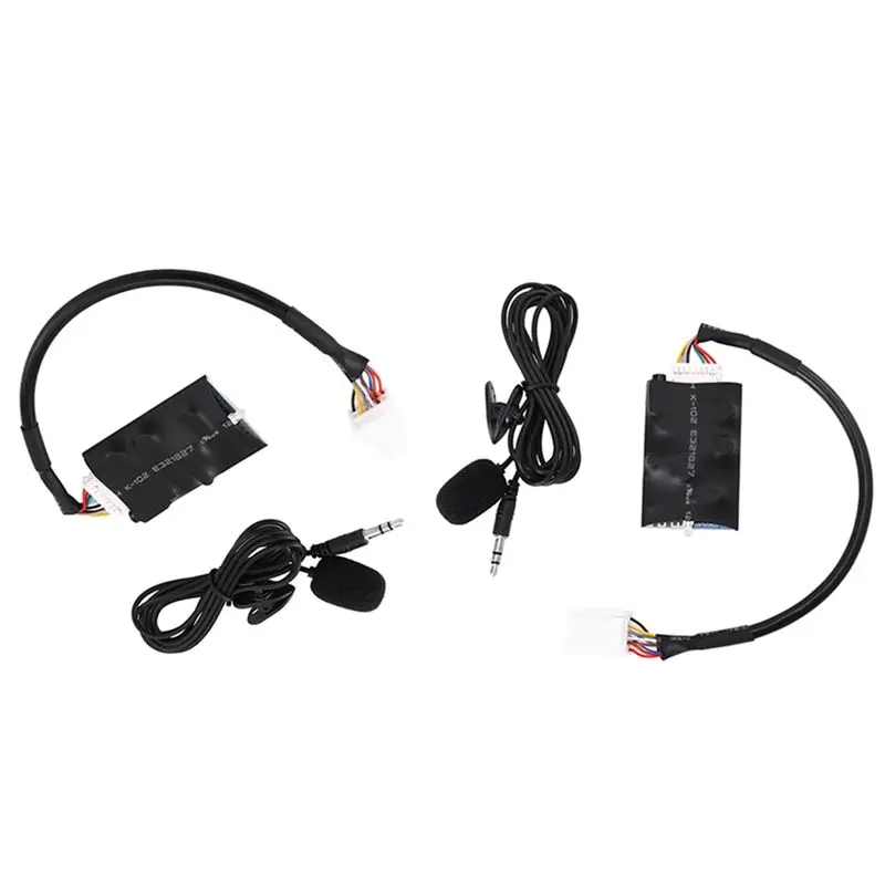 

Stable-2Set Radio AUX Bluetooth Cable Adapter Audio For Toyota Camry Corolla RAV4 Microphone Handsfree Music Interface Disc Box