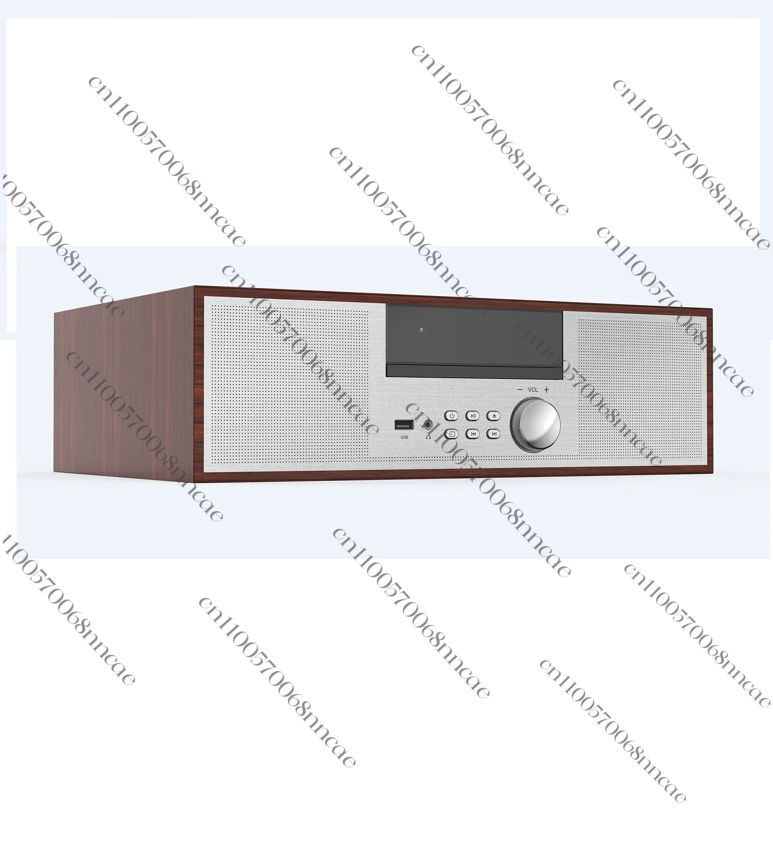 All Wood High Fidelity CD Player Indoor Stereo System with Premium Sound Quality