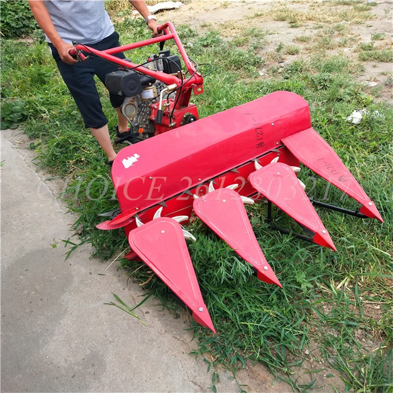 High Capacity Oats Rice Soybeans Grains Wheat Harvesting Machine Without Handcart Chili Corn Straw Sun Cutting Machine