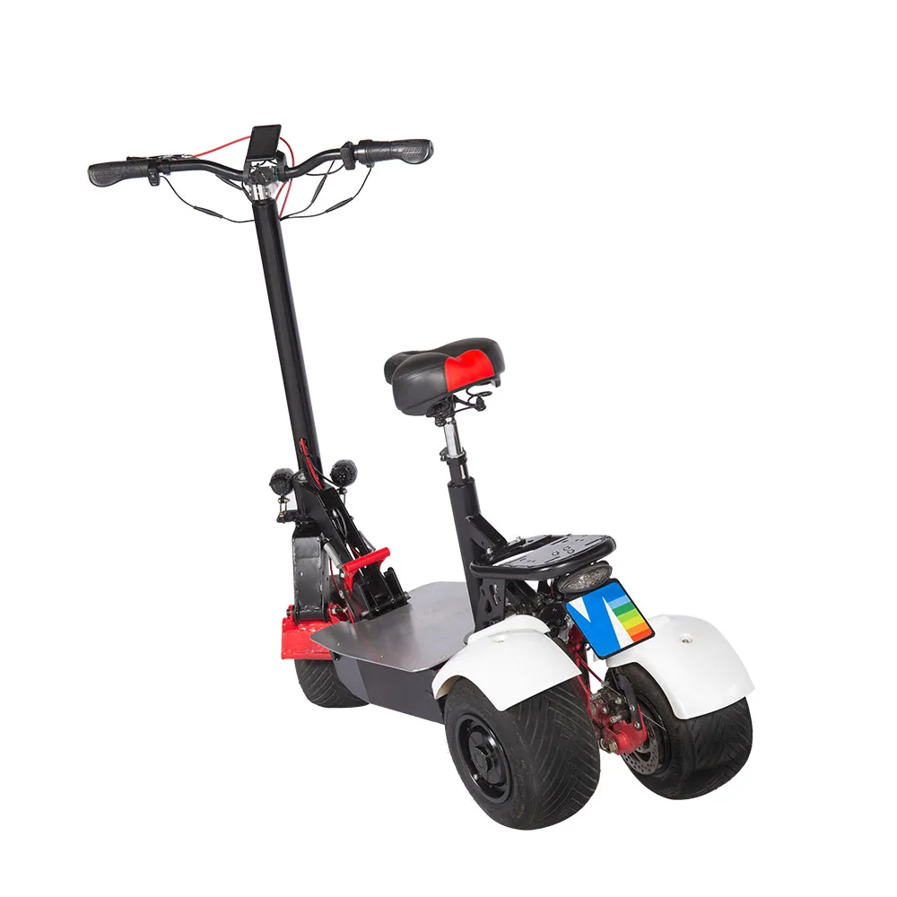 Folding 60V Big Power 1500W 1000W Factory Direct Exclusive New Design Strong Power beach sand scooter 3wheel scooter