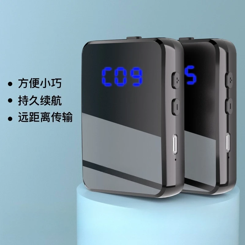 Professional wireless earphone monitor transmitter receiver, in-ear noise reduction long battery life plug and play
