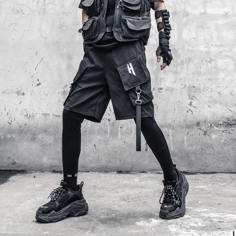 

Design Hipster Men Dark Techwear Women Style multi-pocket Hip Hop Workwear Foot Pants Haren Pants Casual Pants