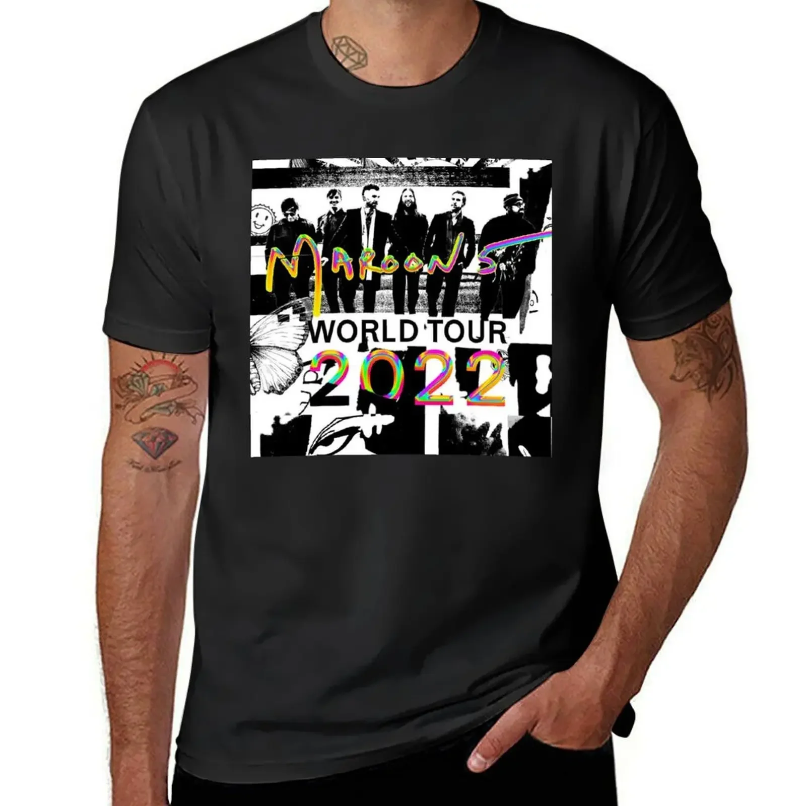 

Black 5 Five American Tour 2020 T-Shirt rapper graphic tees tops Clothing men tshirt