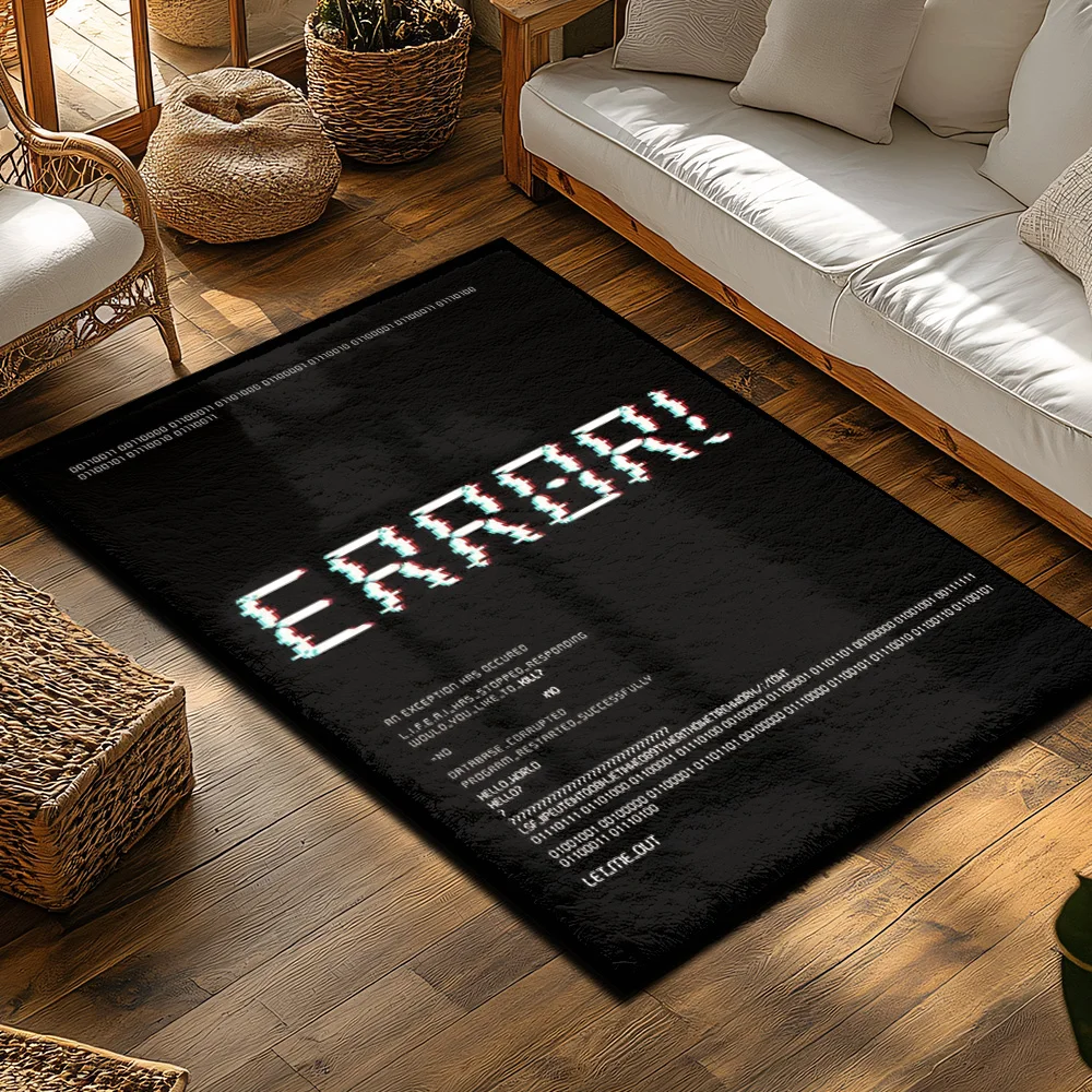 ERROR 404 Graphic Rug, Tech Hu - Office Tech Gift Ideas 评论和价格