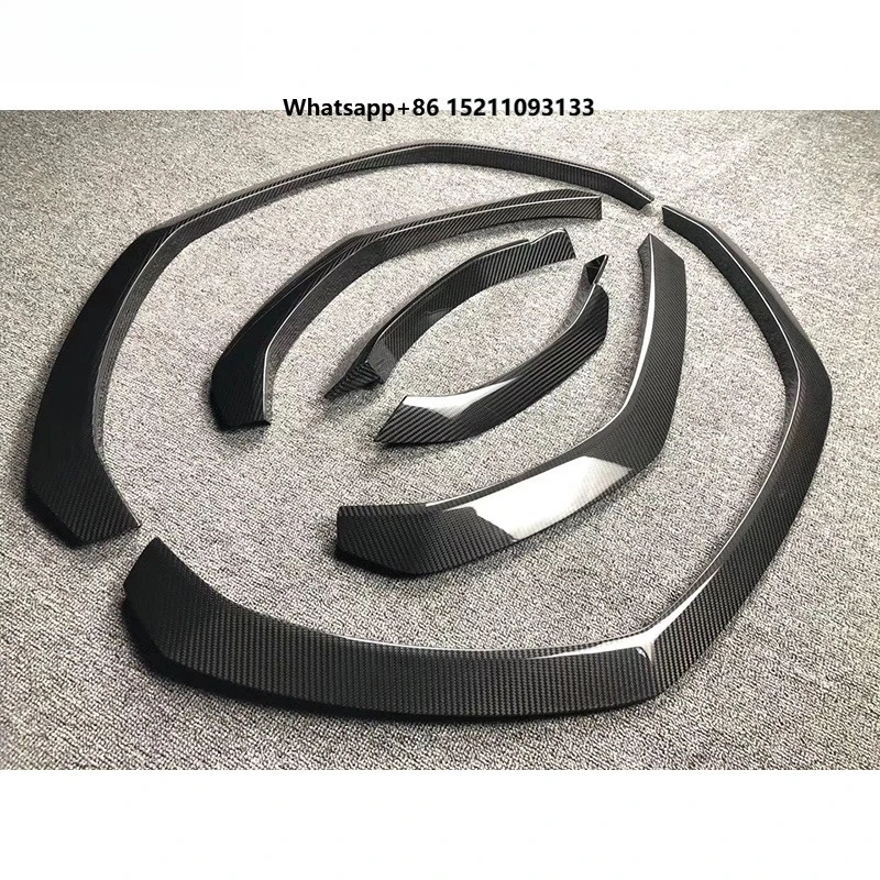 OEM Style Dry Carbon Fiber Car Wheel Trim Wheel Eyebrow Flares
