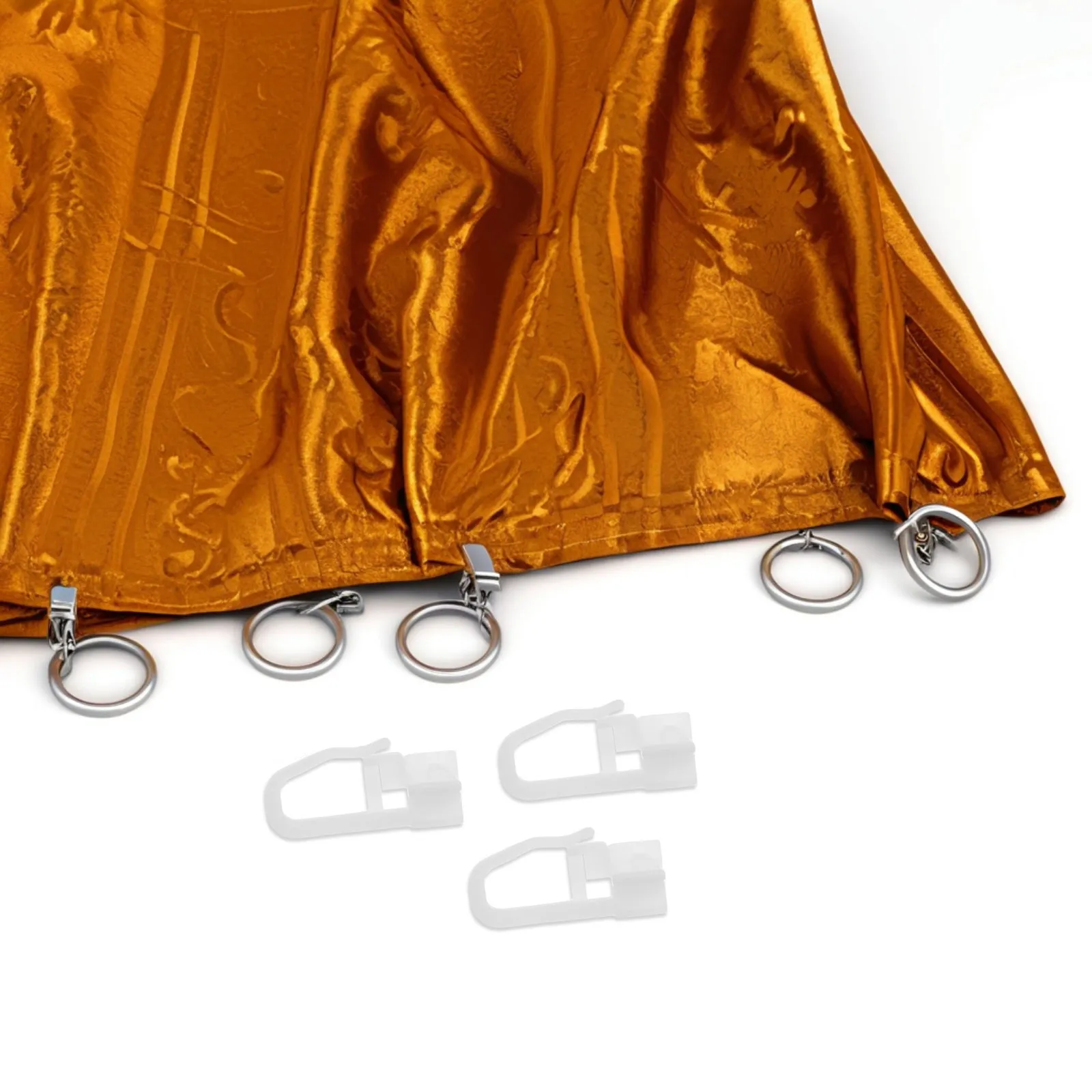 50 Piezas de Ruedas Deslizantes Silenciosas para Rieles de Cortina, Repuestos para Rieles de Cortina Verticales del Hogar