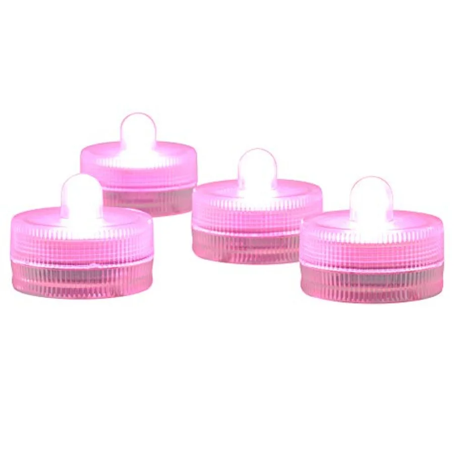 

Submersible LED Lights cr2032 Battery Powe Underwater Waterproof LED Tea Light Candles for Events Wedding Centerpieces Vase Flo