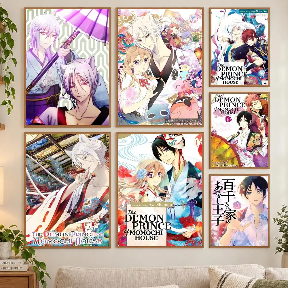 T-The Demon Prince of Momochi House Poster HD art sticky wall waterproof home living room bedroom bar aesthetic decoration