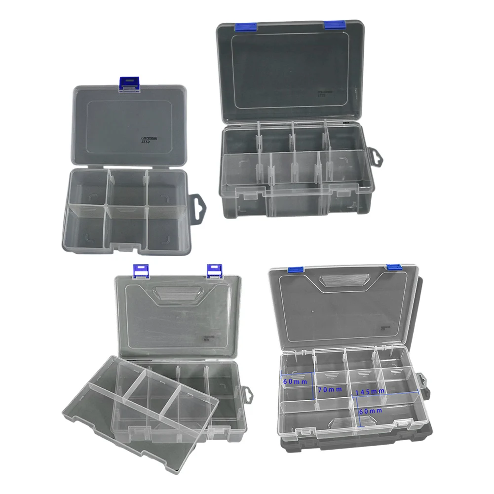 

Jewelry Storage Storage Box Home Organization Clear Compartment Organizer Dustproof Feature Lightweight Design
