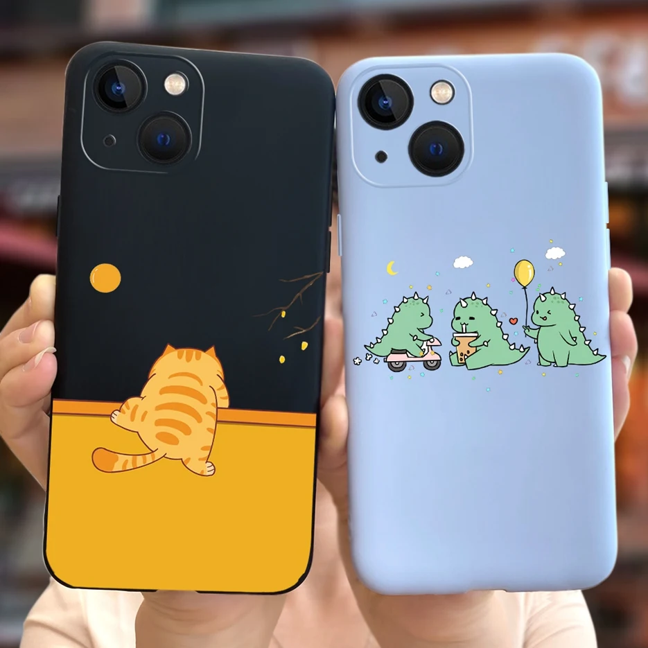 For Apple iPhone 13 Case Cute Fashion Cartoon Cover Soft TPU Phone Cases For iPhone 13 Pro Max iPhone13 Mini Fundas Coque Bumper