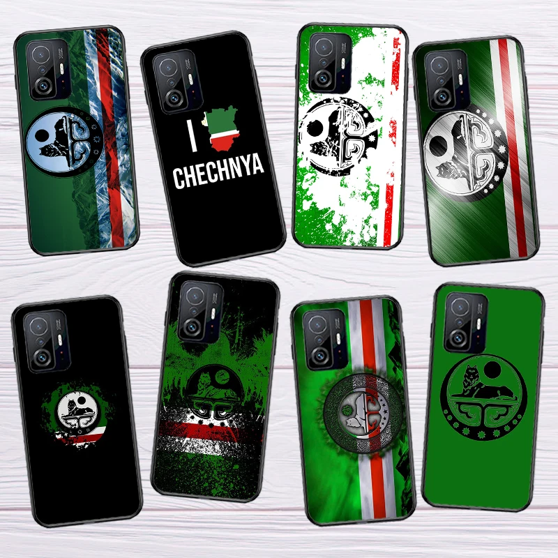 Chechnya Wolf Chechen Flag Phone Case For POCO F5 X5 X3 Pro X4 F4 GT F3 M5 C40 Xiaomi 12 Lite 12X 11T 12T 13 Pro Cover