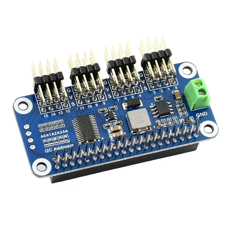 

Servo Driver Board 16 PWM Drive Module Controller I2C Interface Compatible with Jetson Nano
