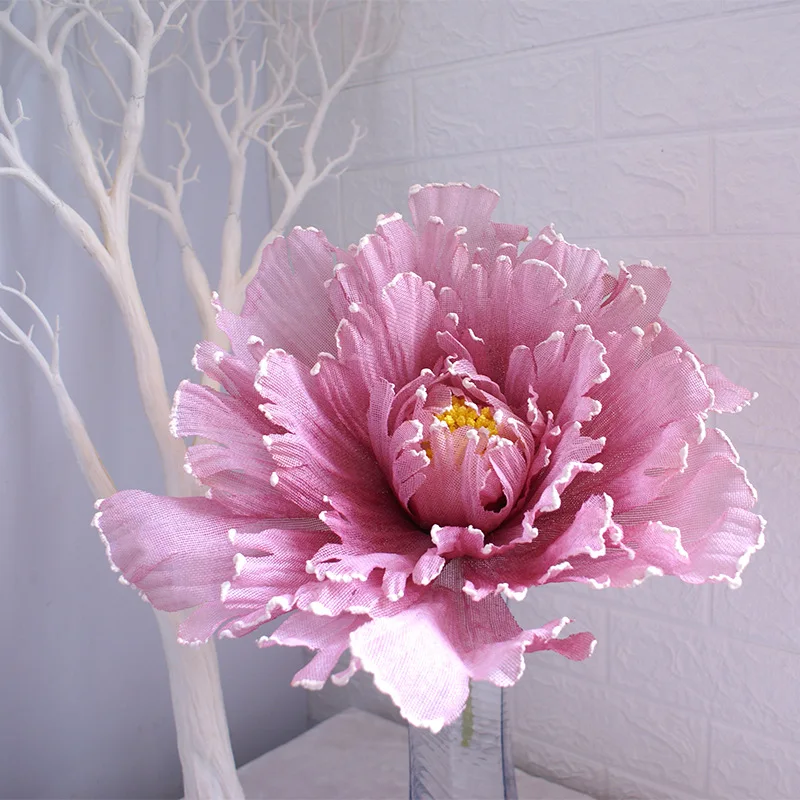 Large Simulation Peony Flower Photography Props For Character Bag Shoes Clothes Shooting Wedding Window Display Props Home Decor