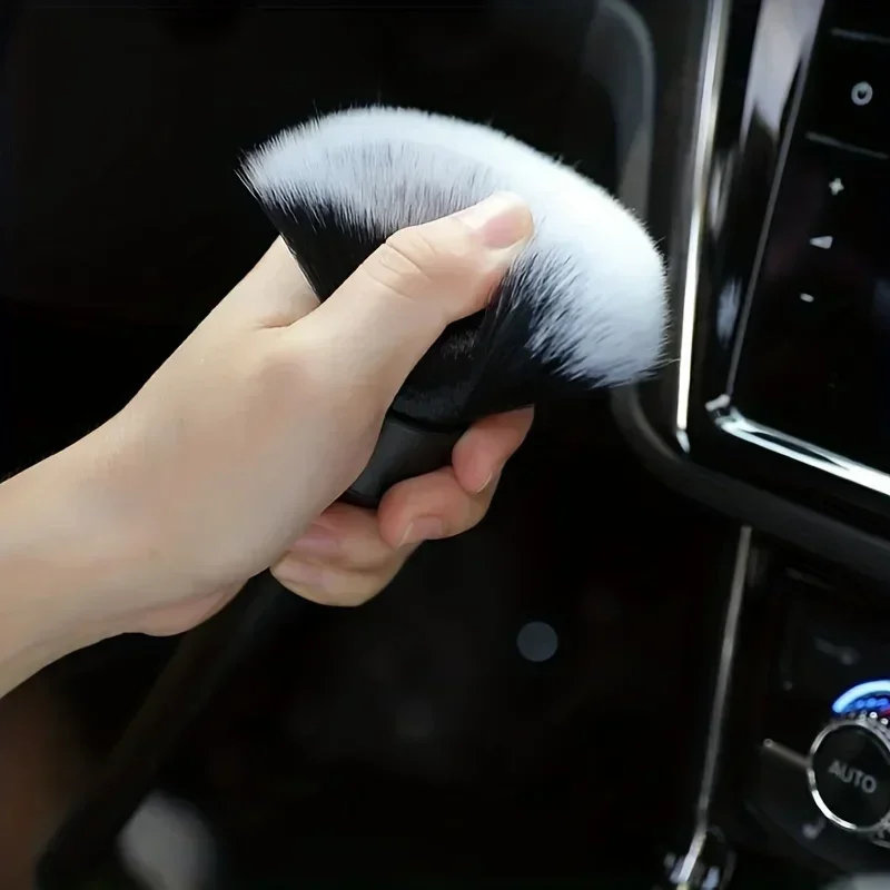 Automotive Detail Brush Ultra Soft Fiber Brushes Electrostatic Dust Removal Tool Gap Brush Cleaning Brush Cleaning Vent Car Wash