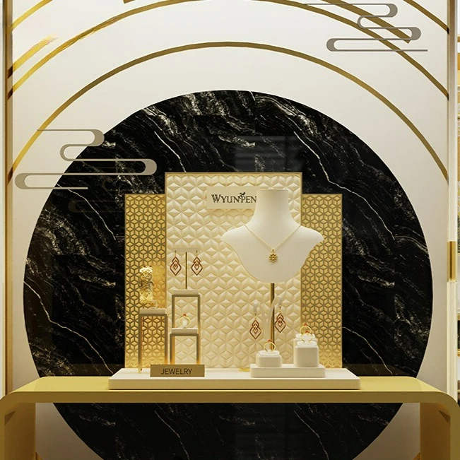Jewelry Display Props Earrings Display Shelves Jewelry Showcases Rings Portrait Models Necklace Jewelry Shelves