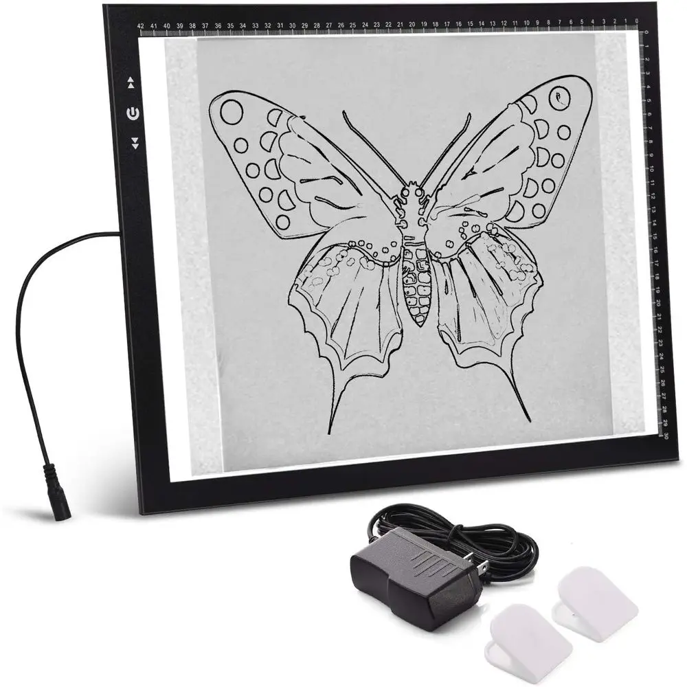 

LED Tracing Light Box, Adjustable Brightness Tabletop for Art, Tattoo, Sketching, Animation, and Diamond Painting Accessories