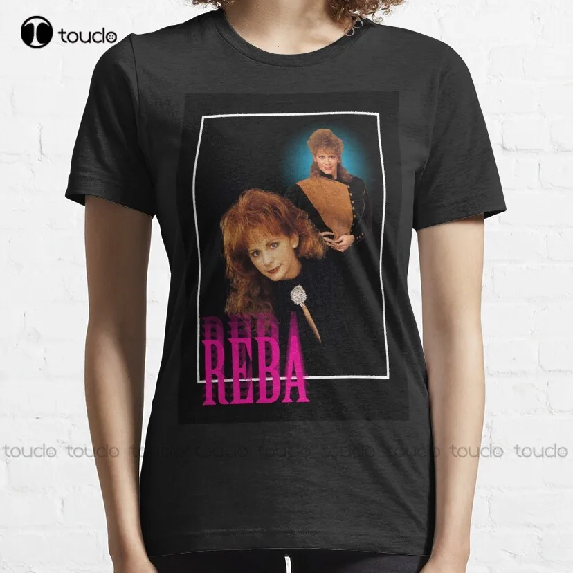 Reba Shirt Design Classic reba music country country music 1990 90s 80s 1980 T-Shirt shirts for women Custom aldult Teen unisex