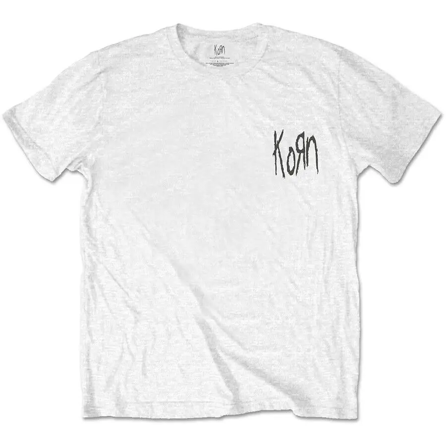 Korn Suffering Scratchy Logo White t shirt