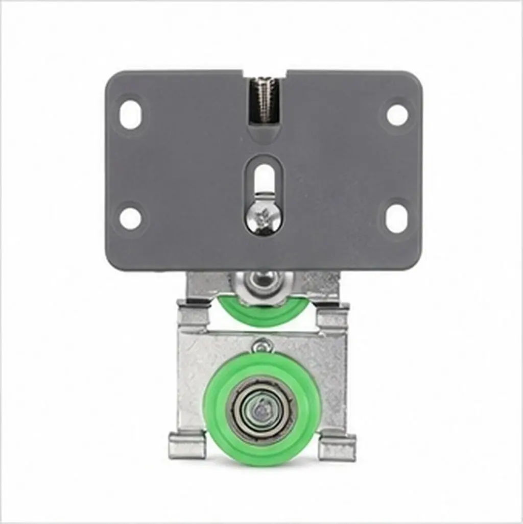 2Pcs Wardrobe Sliding Door Rollers Ultra-Quiet Heavy Duty 24Mm Diameter Replacement Hardware for Bedroom Closet