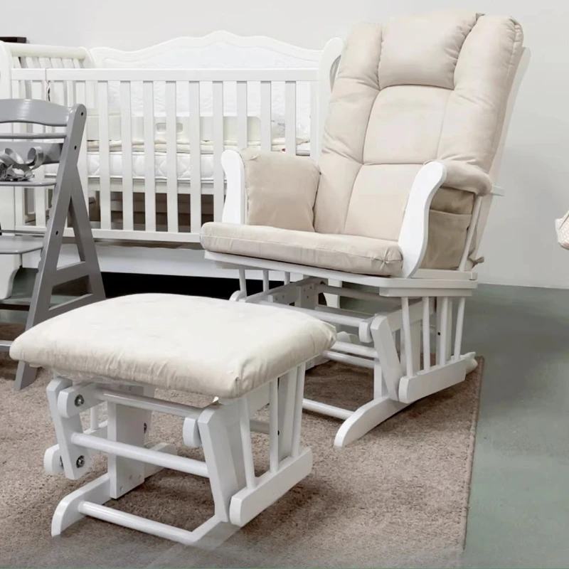 

Silent rocking chair household solid wood adult leisure nap chair reclining chair pregnant women confinement