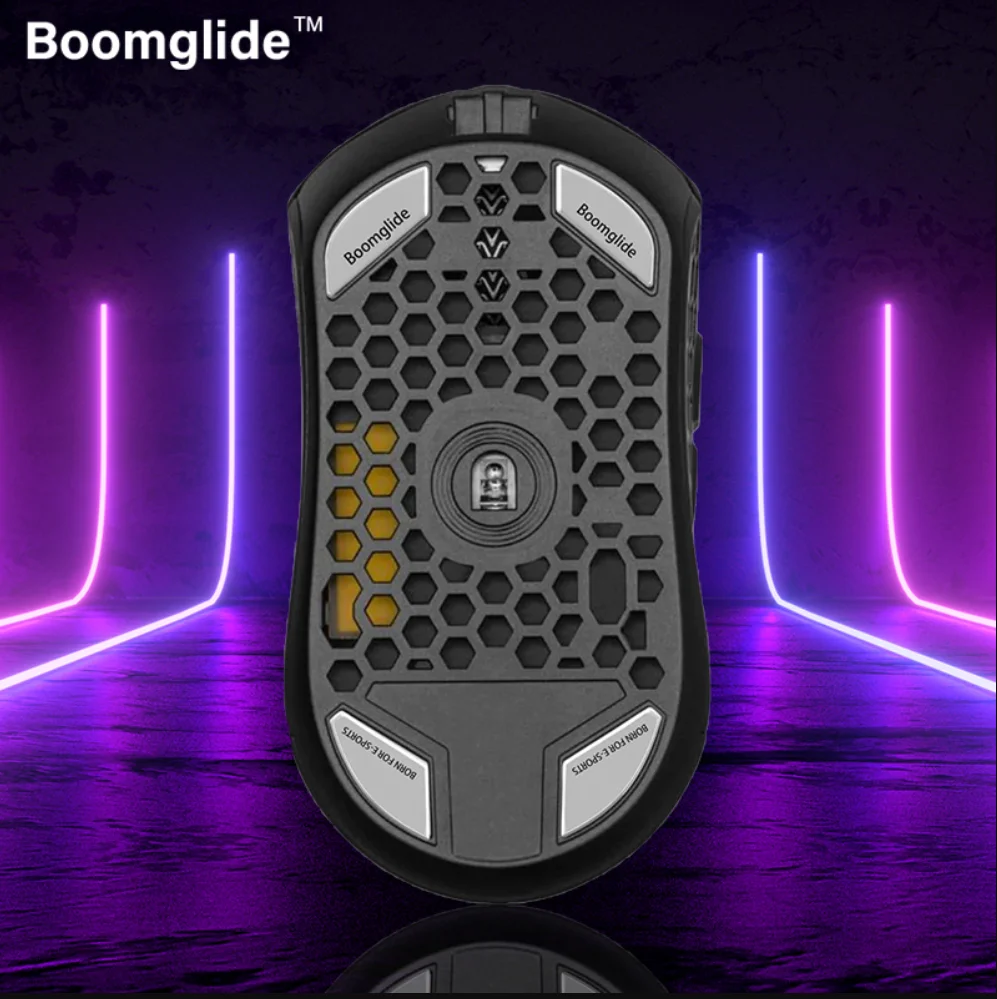 BOOMGLIDE is suitable for Finalmouse Starlight Poseidon 2.5D Arc Edge Vacuum Coated Glass Mouse foot Patch