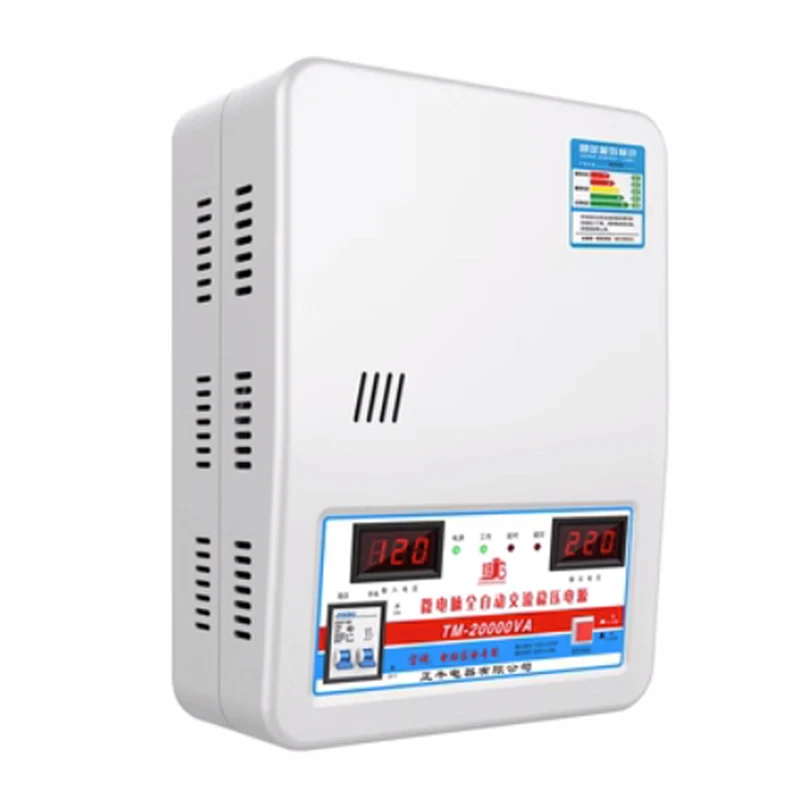 Voltage Stabilizer 15KW-20KW with Input 130V-260V Output 220V Household Appliance Auto Stabilized Power Supply Tool TM-15000VA