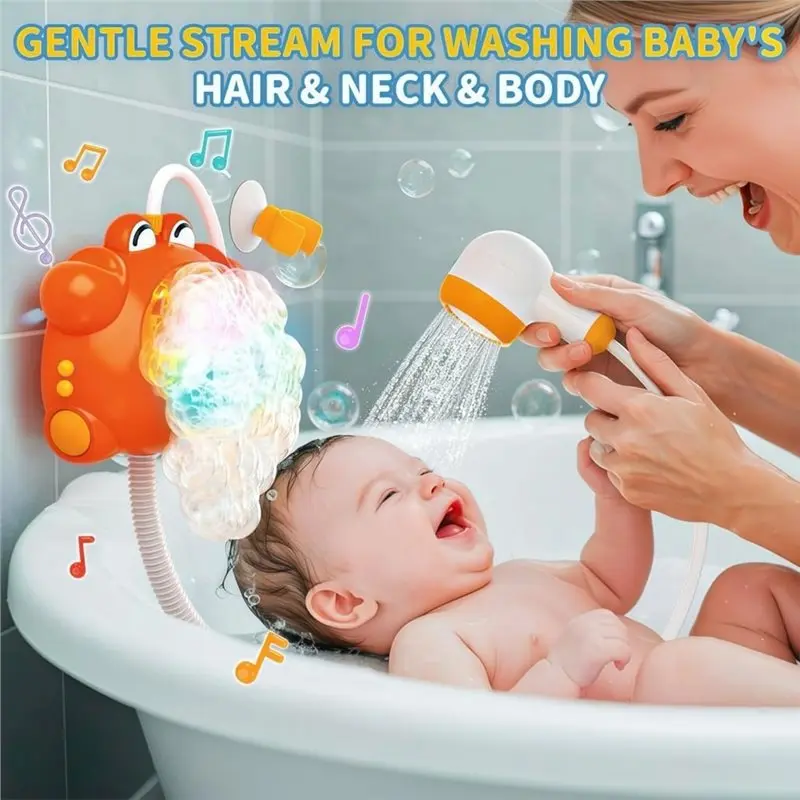 excellent-bath-for-kids-1-3-babies-6-12-months-crab-themed-rechargeable-light-up-bubble-machine-with-music-shower-head-i