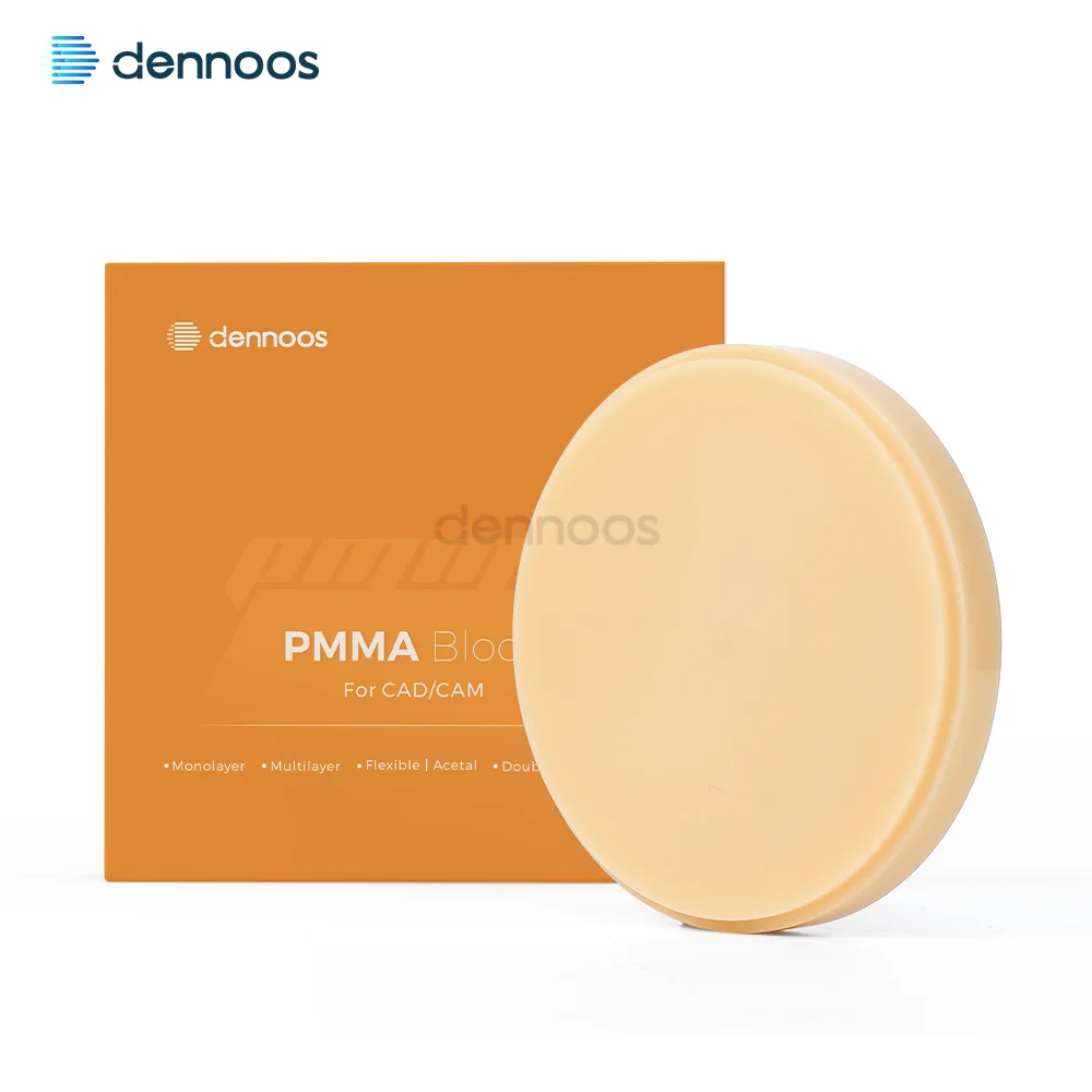 Dental Acetal PMMA Disc 98mm VITA16 BL1/Klar/Rosa Farbe Flexible PMMA Blöcke Dental Labor CAD CAM system Dental Fräsen Blank – Detail 10