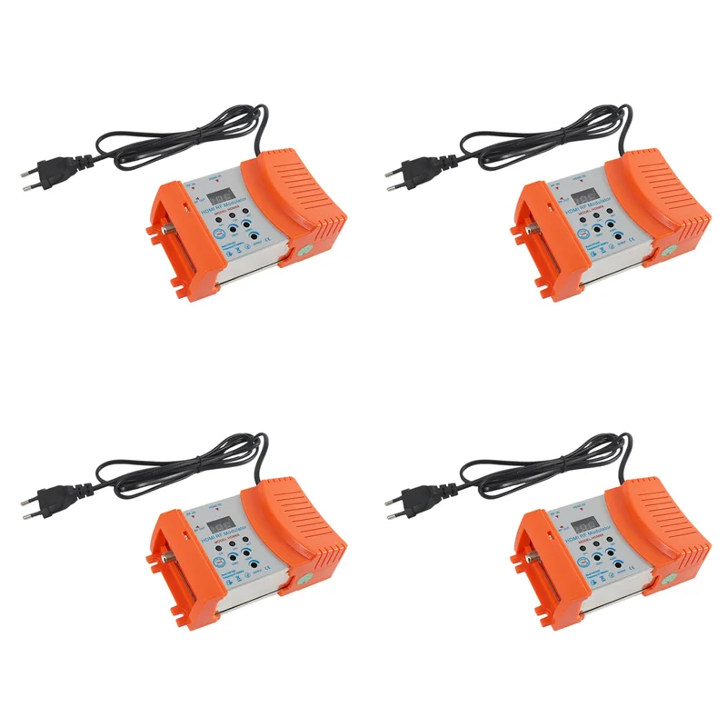 3CGRO-4X Новый модулятор HDM68 Цифровой радиочастотный модулятор AV в RF преобразователь VHF UHF PAL/NTSC Стандартный портативный модулятор с вилкой европейского стандарта